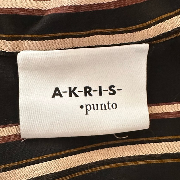 AKRIS PUNTO
Silk-Blend Stripe Shirtdress - Picture 7 of 9